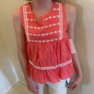 Copper key size large  girls pink NWT